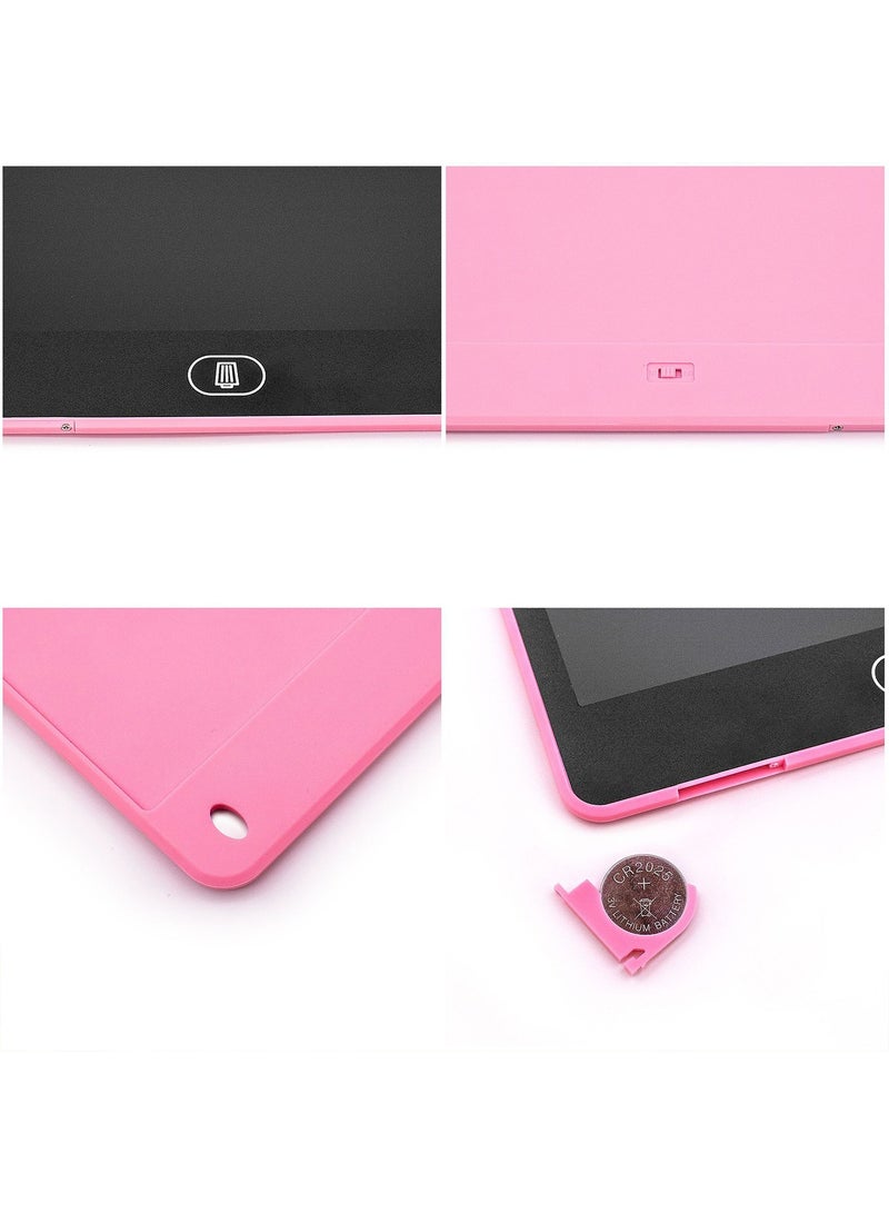 LCD Writing Tablet 8 Inch Colorful Screen Doodle Board Toddler Educational Toys for 3 4 5 6 Years Old Boys Girls Reusable Portable Drawing Tablet Toys Gifts for Kids (Pink) - Image 5