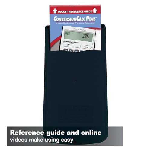 Calculated Industries 8030 ConversionCalc Plus Ultimate Professional Conversion Calculator Tool for Health Care Workers, Scientists, Pharmacists, Nutritionists, Lab Techs, Engineers and Importers - Image 4