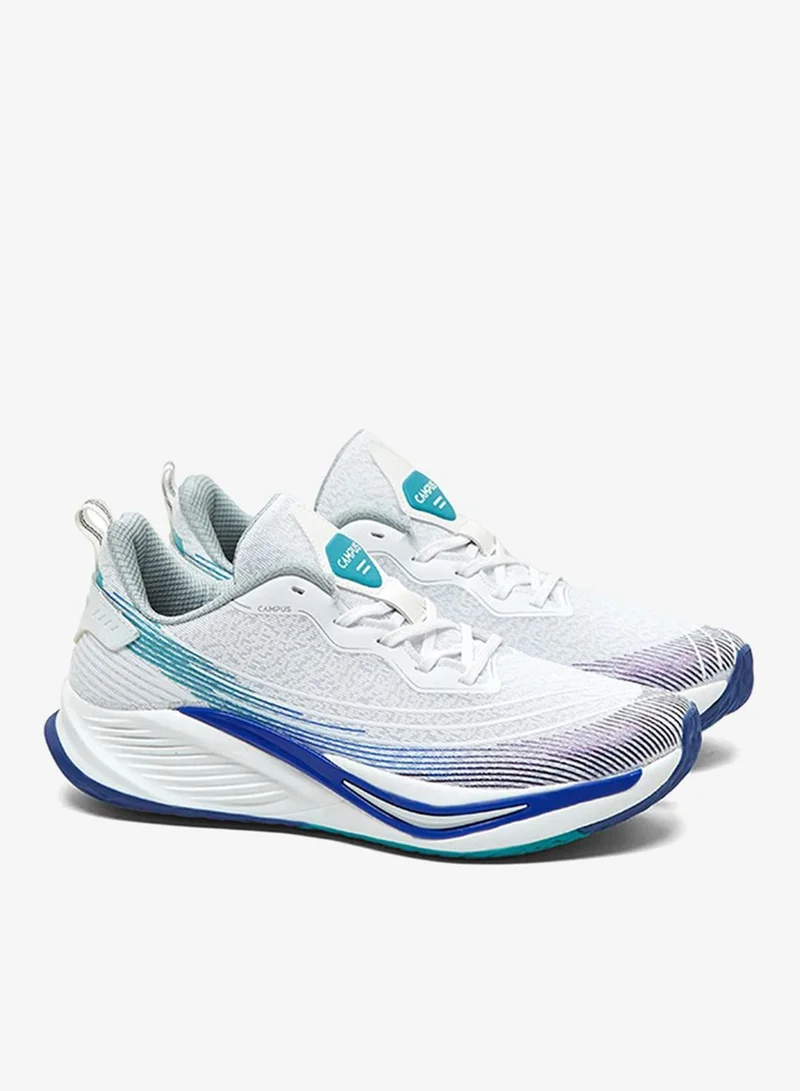 Campus DUNO Men Duno Campus Air Flow Lite Comfort Footbed Lace-Up Running Shoes-White for Men | Best Price UAE