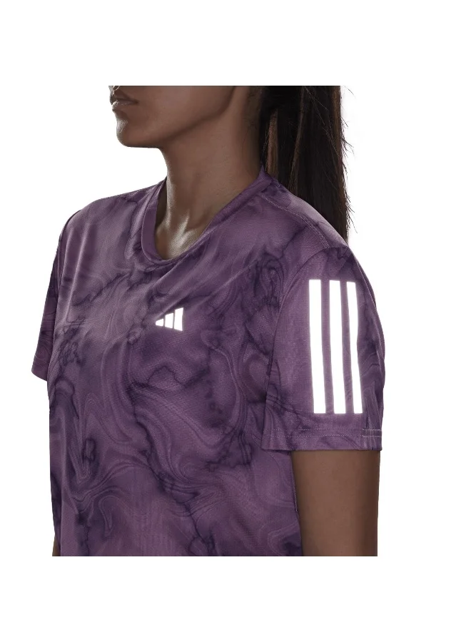 adidas Originals Adidas Otr Aop Tee Pink Running T-Shirts For Women Xs