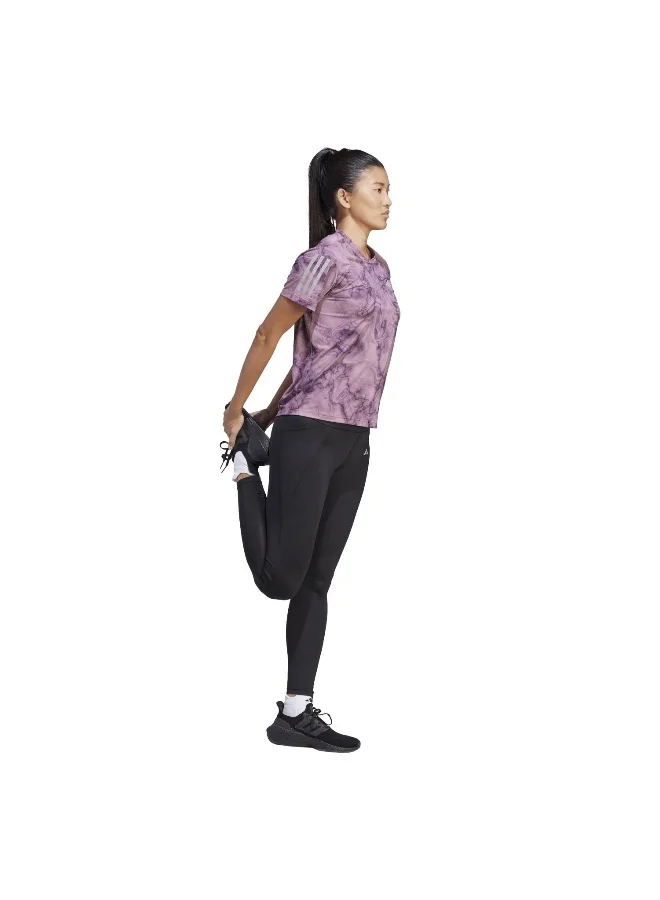 adidas Originals Adidas Otr Aop Tee Pink Running T-Shirts For Women Xs