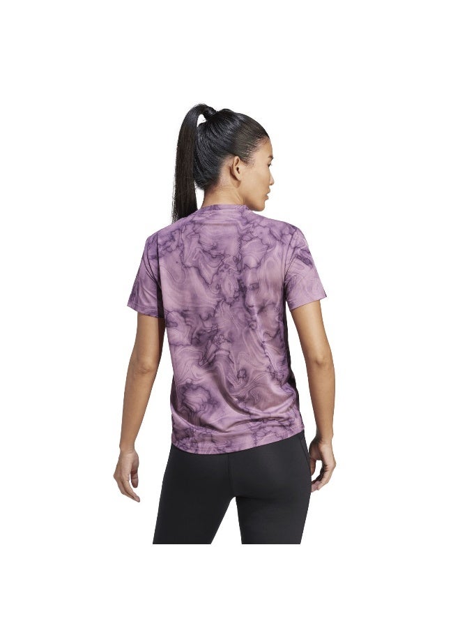 adidas Originals Adidas Otr Aop Tee Pink Running T-Shirts For Women Xs - Image 5
