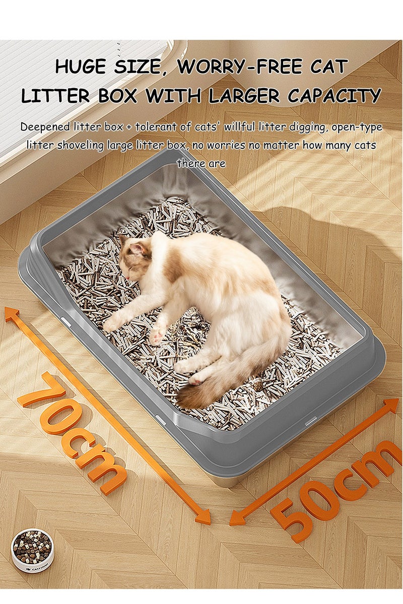 كيدل الأبحاث المتعلقة ب غير القابل للصدأ مربع القمامة القط - Image 3