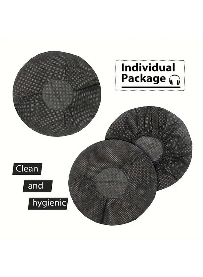 20pcs Disposable Sweatproof Earpads Breathable Dustproof Non Woven Fabric Headphone Covers - Image 4