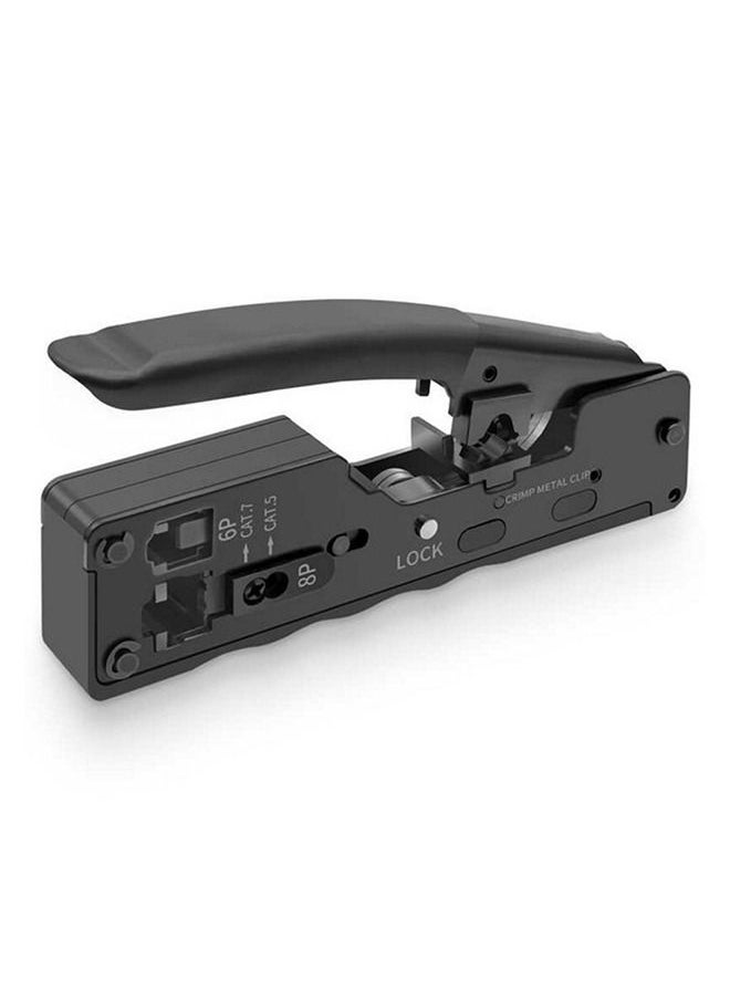 Generic - Cable Crimping Tool with Built-in Wire Cutter – RJ45 – CAT5 – CAT6 – CAT7 / HT-7088 - Image 1