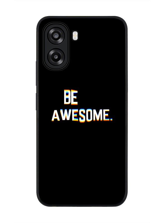 Stylizedd For Oppo A6x 5G / A6x 4G Case,Slim fit Camera Protection, Shockproof Thin Phone cover  - Be awesome - Image 1