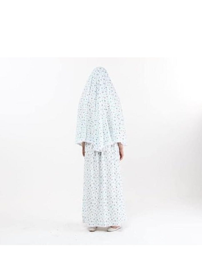 طقم ملابس العبادة الإسلامية للفتيات – تصميم عصري من قطعتين - Image 2