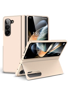 Case Up Compatible with Z Fold 6 7.6 Inch Case, Premium Liquid Silicone [Soft Anti-Scratch] Shockproof Protective Slim Phone Cover for Z Fold 6 2024, Gold  - Image 1