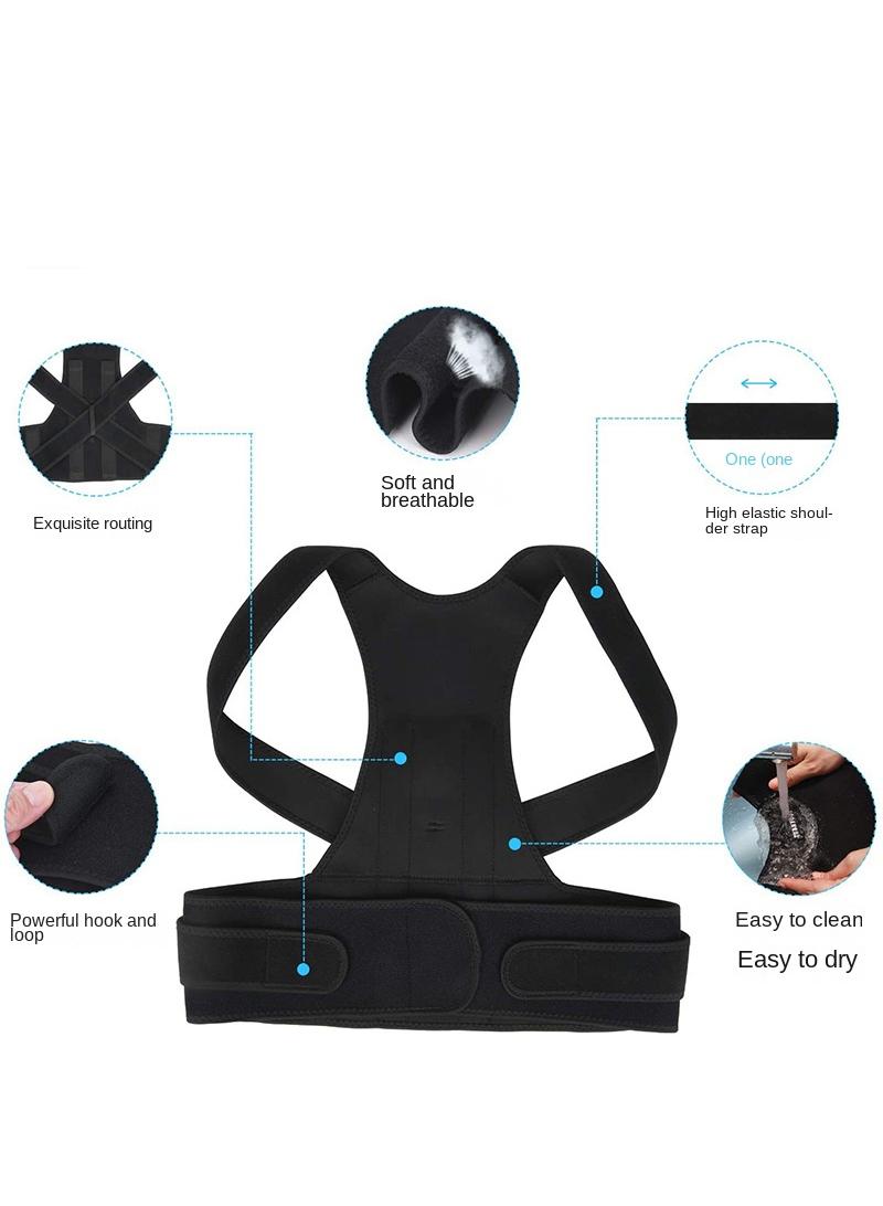 Lumbar support, back correction strap, student adult hunchback device, size s