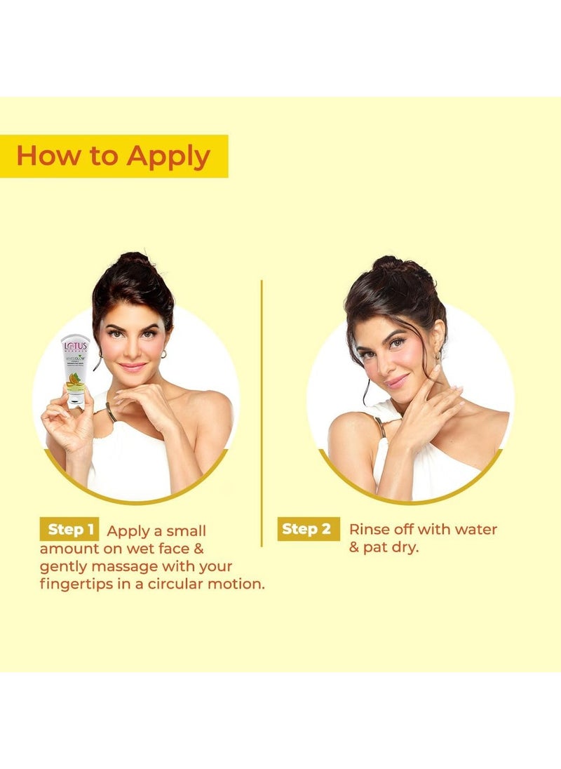 Lotus Lotus Herbals WhiteGlow Vitamin C Radiance Face Wash | For Dark Spots & Dull Skin | Anti- Pollution | 100g  - Image 2