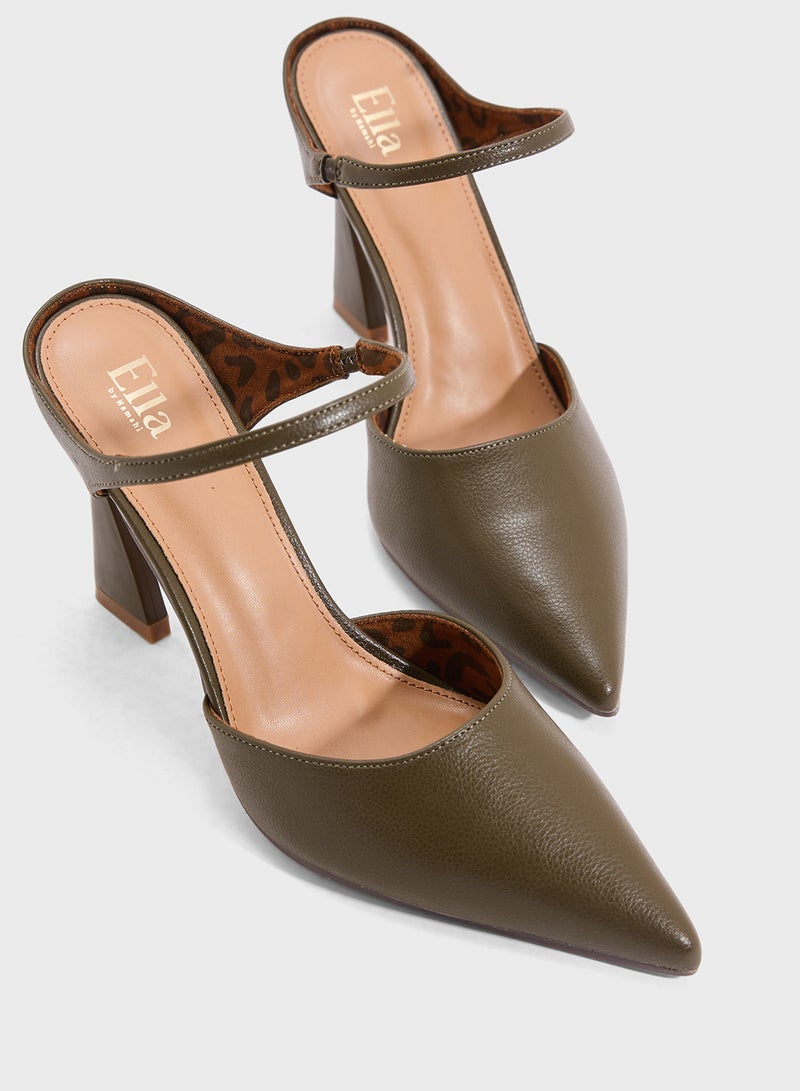 ELLA High Heeled Slip On Pump  - Image 4