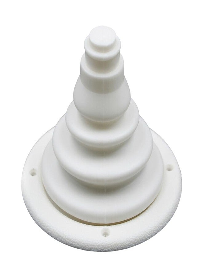 Gaderth Motor Well Boot, 4 inch 100mm Marine Rigging Steering Shift Cable Boot, Rubber Boat Marine Steering Shift Cable Boot, Protective Bellows for Cars Boats Yachts Ships Motor Boats White - Image 1