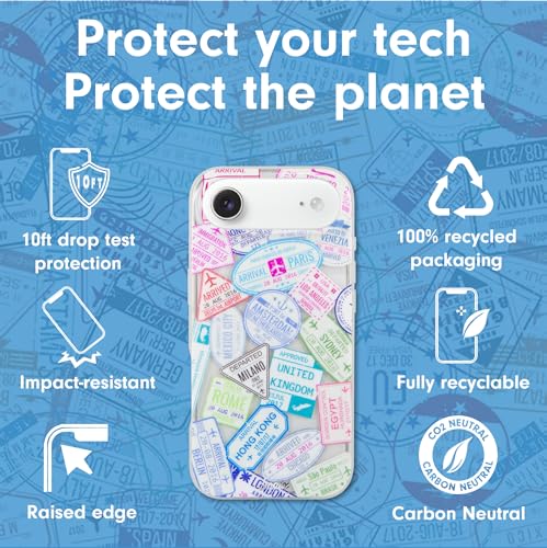 Sonix Case for iPhone 17 Air | Compatible with MagSafe | 10ft Drop Tested | Passport Stamps - Image 4