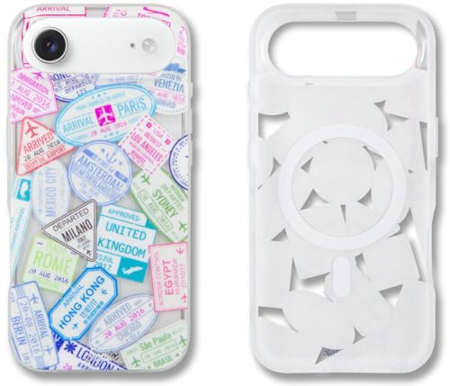 Sonix Case for iPhone 17 Air | Compatible with MagSafe | 10ft Drop Tested | Passport Stamps - Image 1