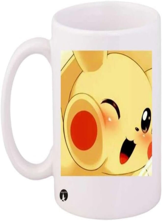 RYN PRINTED Design/Mug White Yellow Red Standard Size 350ML