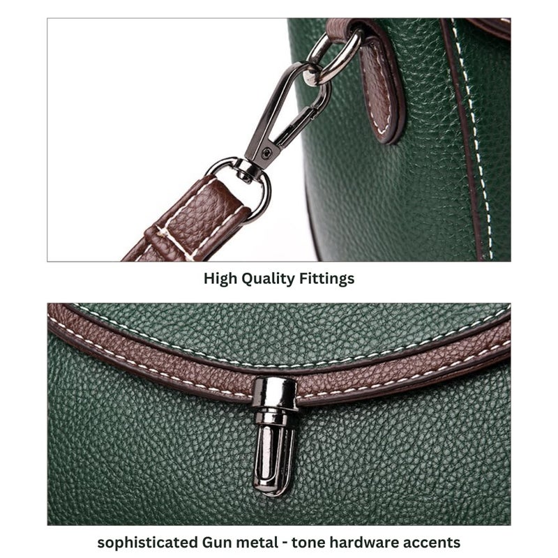 FLYMANN Store Women sling handbag, Vegan leather Girl's travel crossbody handbag purse with Adjustable Strap - Image 5