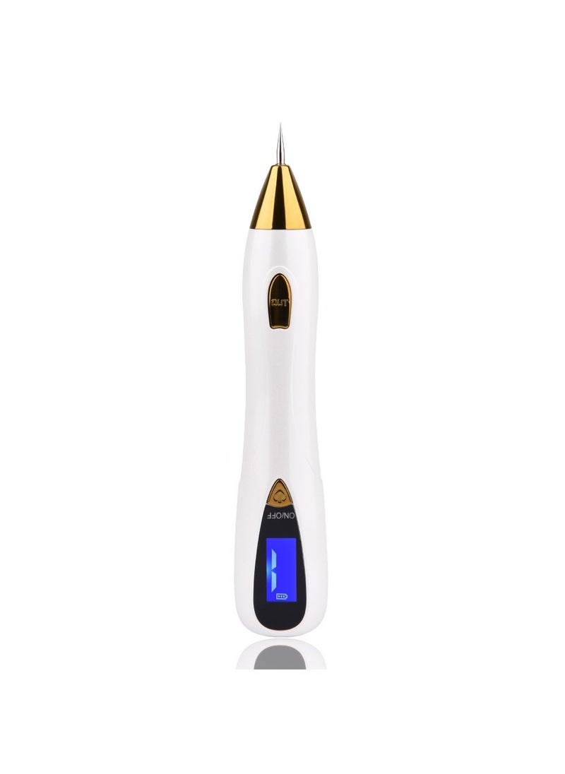 Generic LCD Skin Spot Removal Pen 10-Level Facial Beauty Gold 