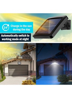 XiuWoo LED Solar Flood Light Solar Light Outdoor 56 LED Solar Light Outside with Motion Detector Ip65 Waterproof 120 Lighting Angle Solar Wall Light for Garden  - Image 2