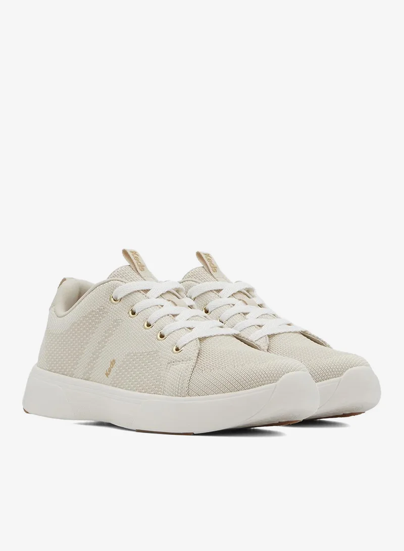 Keds Oatmeal Keds Women's BlissWalk Lace Up Casual Sneaker Cream for Women | Best Price UAE