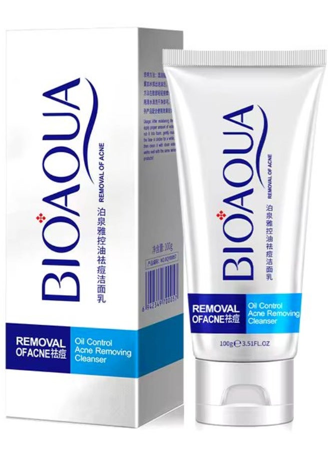 BIOAQUA Oil Control Acne Removing Cleanser 100 g