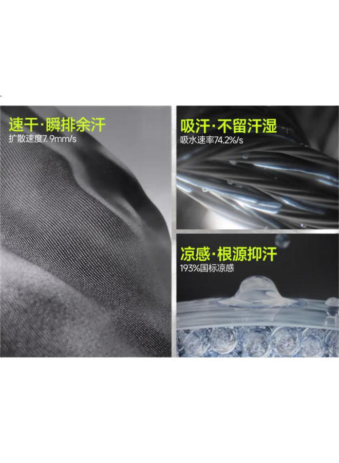 Beneunder Men'S Sports Shorts Summer Breathable Quick-Drying Five-Point Pants Casual Pants Hi908 Twilight Black M - Image 3