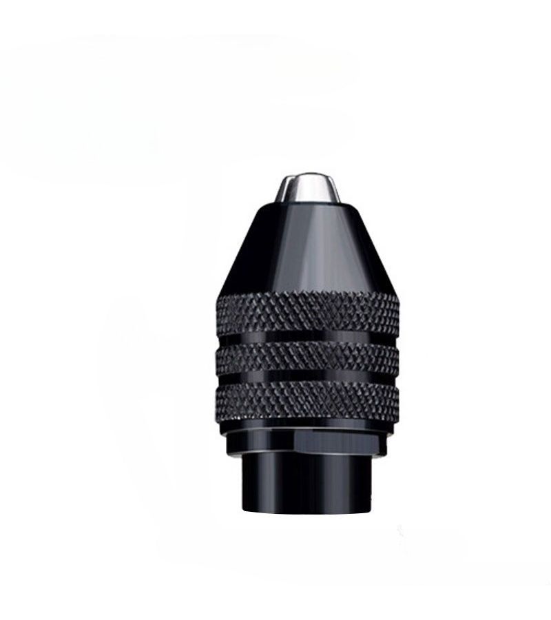 Keyless Metal Drill Chuck For Rotary Tool Black 1 Piece Secure Easy Accessory Swap - Image 1