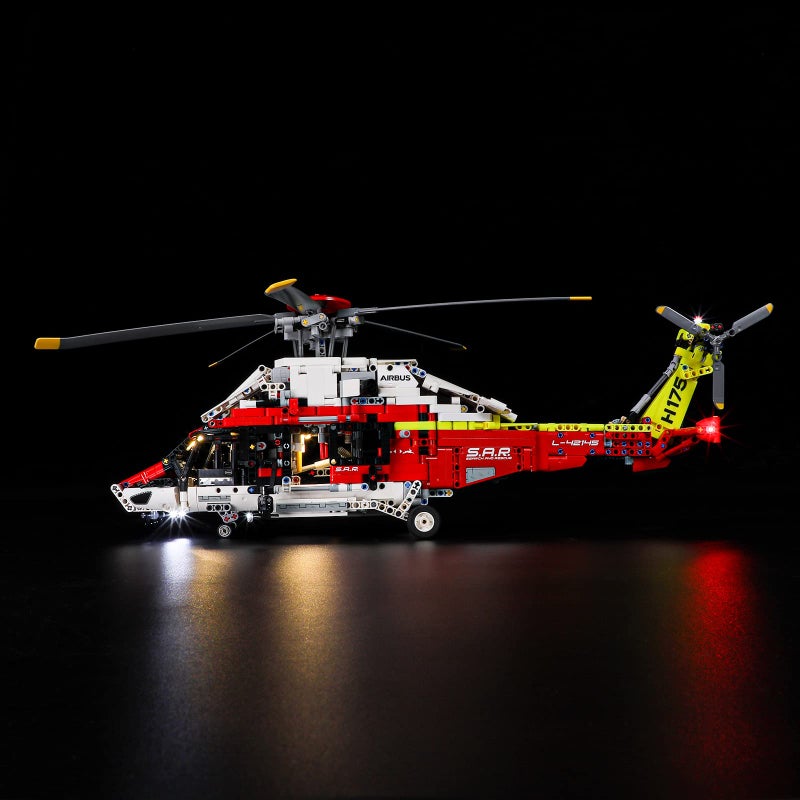 BRIKSMAX Led Lighting Kit for LEGO-42145 Airbus H175 Rescue Helicopter - Compatible with Lego Technic Building Blocks Model- Not Include The Lego Set - Image 1