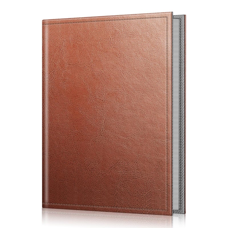 Fintie Fintie Photo Album 4x6 Photos - 52 Photos Small Mini Capacity Premium Vegan Leather Cover Photo Album  Portable Wallet Photo Album for Family Wedding Boys Girls  Vintage Brown - Image 1