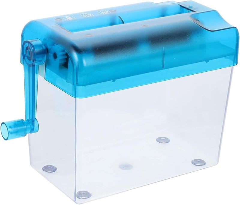 Compact Manual Paper Shredder For Home Office Shredding Receipts Bills Envelopes Lightweight Design - Image 2