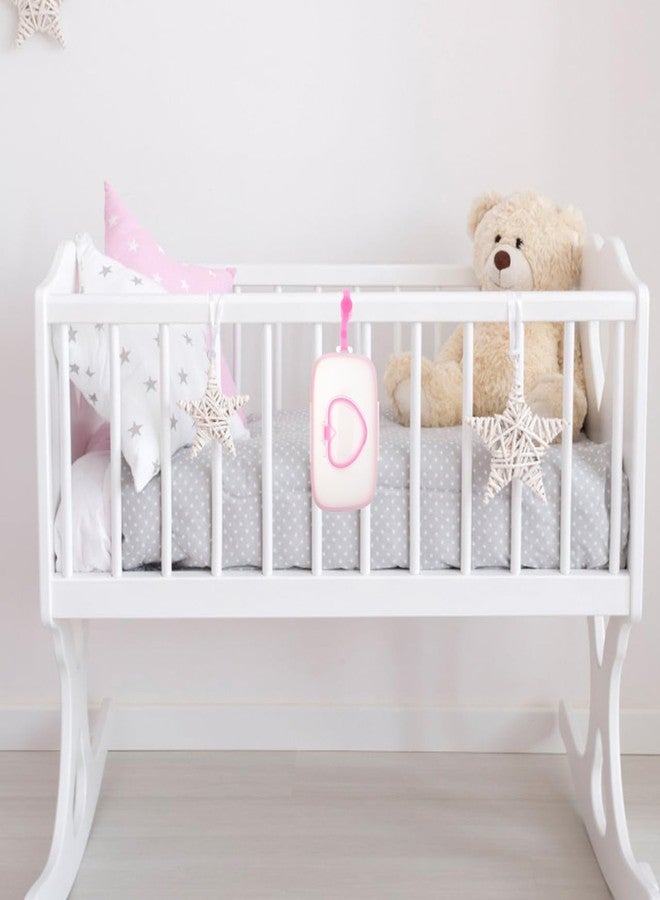 Healifty حامل مناديل الأطفال القابل للنقل Healifty - علبة محمولة قابلة لإعادة الاستخدام والتعبئة للسفر الخارجي وحقيبة حمل المناديل - مناسبة لعربة الأطفال - لون وردي - Image 4