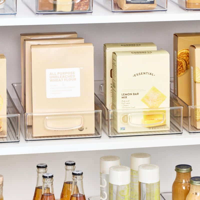 InterDesign iDesign Stackable Storage Bin - Organizer Bins for Pantry, Fridge, or Freezer, Clear, Made in USA - Image 3