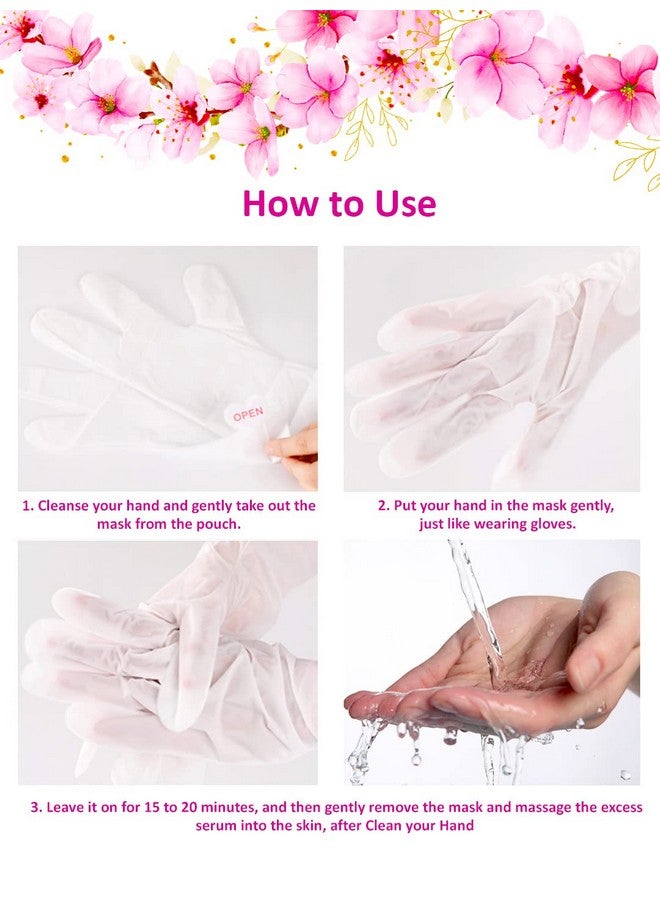 Masking Hand Hydration Gloves for Deep Moisturising, Brightening, Remove dull, dry skin, Softens nails and cuticles, Spa at Home, Hand Mask for Soft and Silky Hands 20g (pack of 1) - Image 5