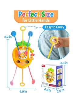 MUMS PLANET Montessori and educational baby toys  5 * 1 from Mums Planet, teething toys with silicone tips and rattles, a valuable gift for children  - Image 2