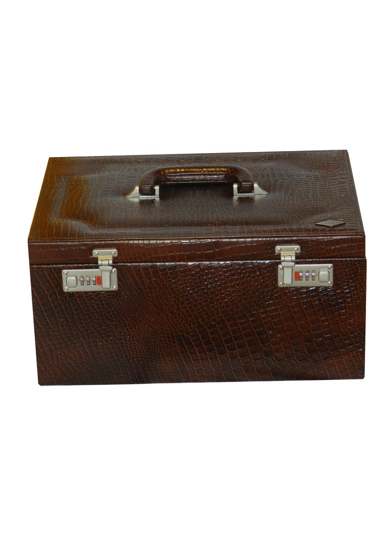 LAVERI LEATHER Laveri Jewellery Box Ring Necklace Earring Bracelet Storage Box Leather Multifunction Jewelry Organizer Box  - Image 2