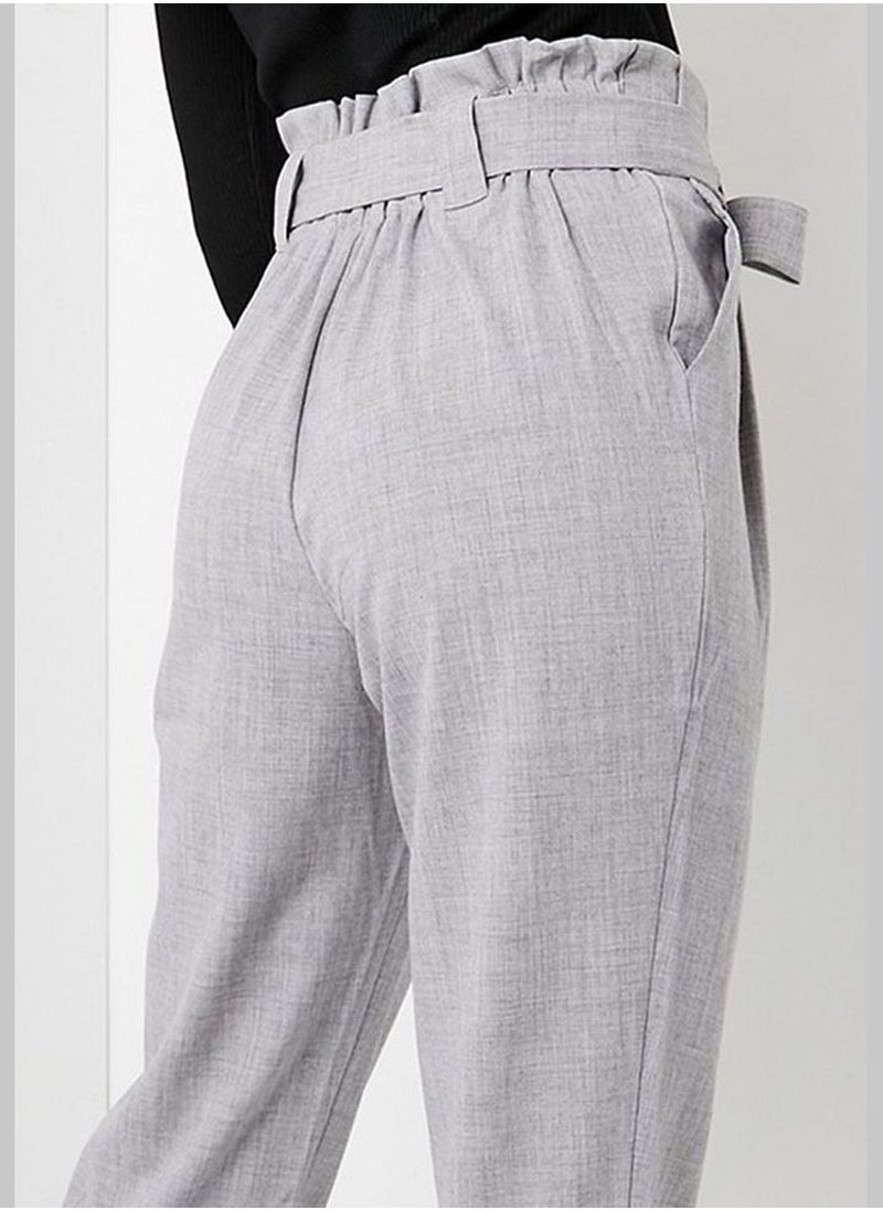 Ardene - Paperbag Pants with Faux Flap Pockets - Image 1