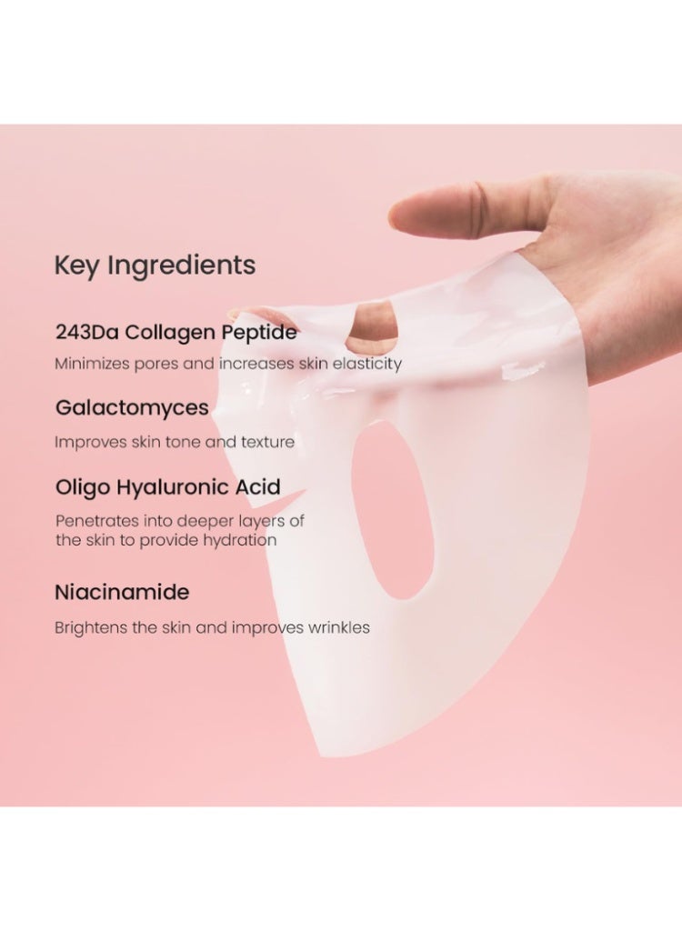 بيودانس مجموعة أقنعة بايودانس ريل ديب - أقنعة هيدرو سيرانول، وكافيار بي دي آر إن، وبيو كولاجين، وأعشاب البحر لترطيب البشرة وشدها ومنحها إشراقة. - Image 4