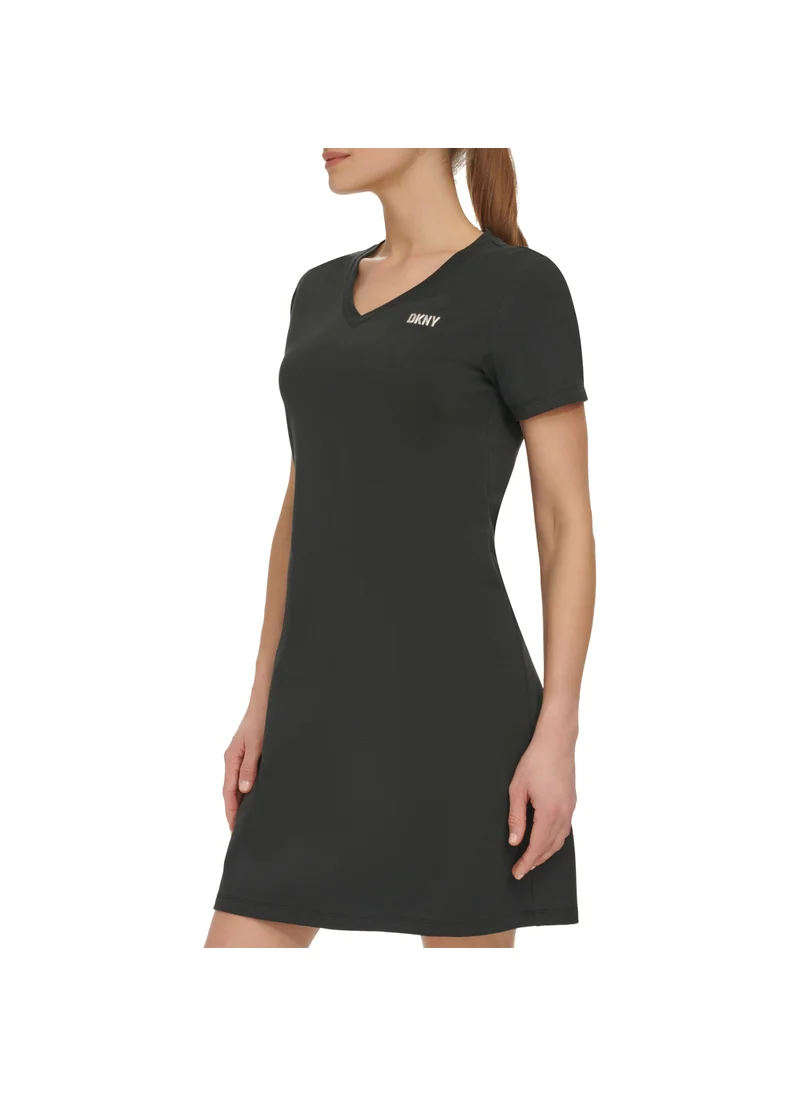 DKNY Sport V-Neck T-Shirt Dress
