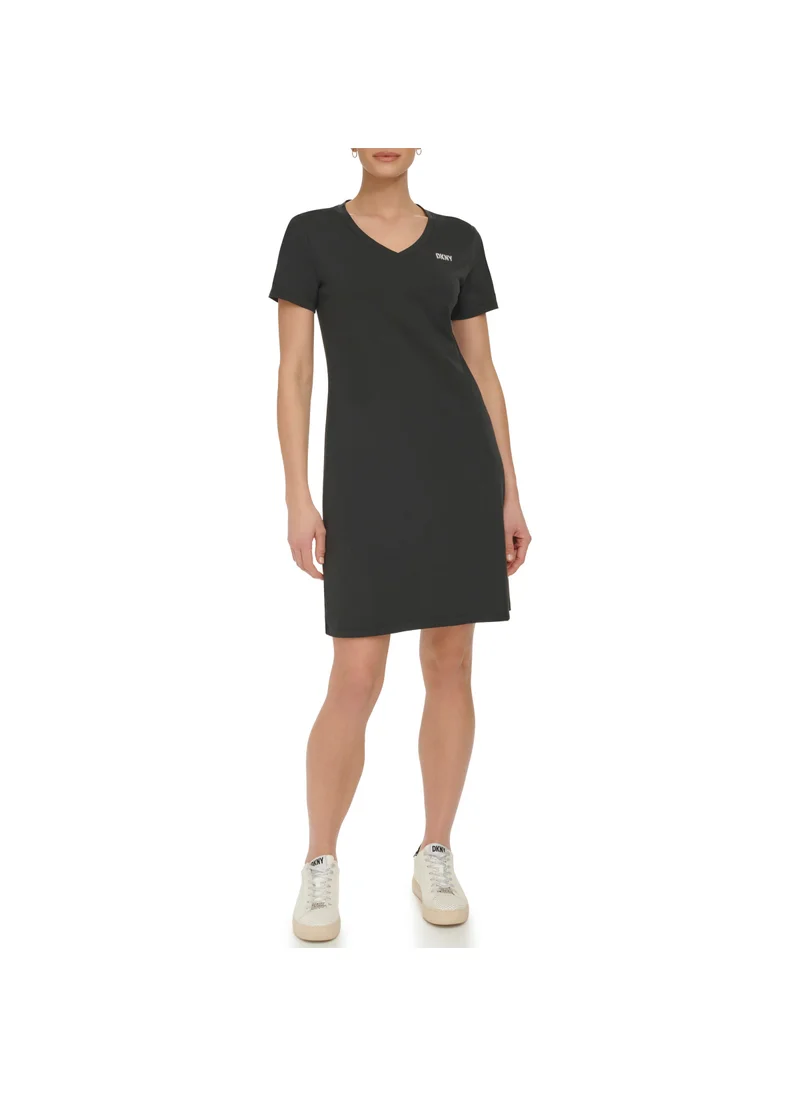 DKNY Sport V-Neck T-Shirt Dress