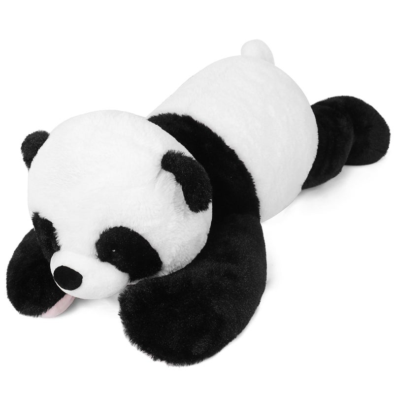 Wepop 5lb Weighted Stuffed Animals, 24in Big Panda Plush, Cute Soft Plushie Pillows for Adults Boys Girls - Image 1