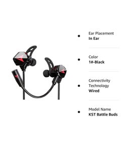 Wired Earbuds with Microphone, Battle Buds Wired Gaming Earbuds with Dual Microphone, Volume Control, Gaming Headset with Mic, Gaming Earphones Wired for Mobile Gaming, Switch, Xbox One, PS4, PS5, PC - pzsku/Z9B6A07DAC13843C0DEA2Z/45/_/1715328687/1184714a-3d11-44bd-b1c5-f3245b31f5f3