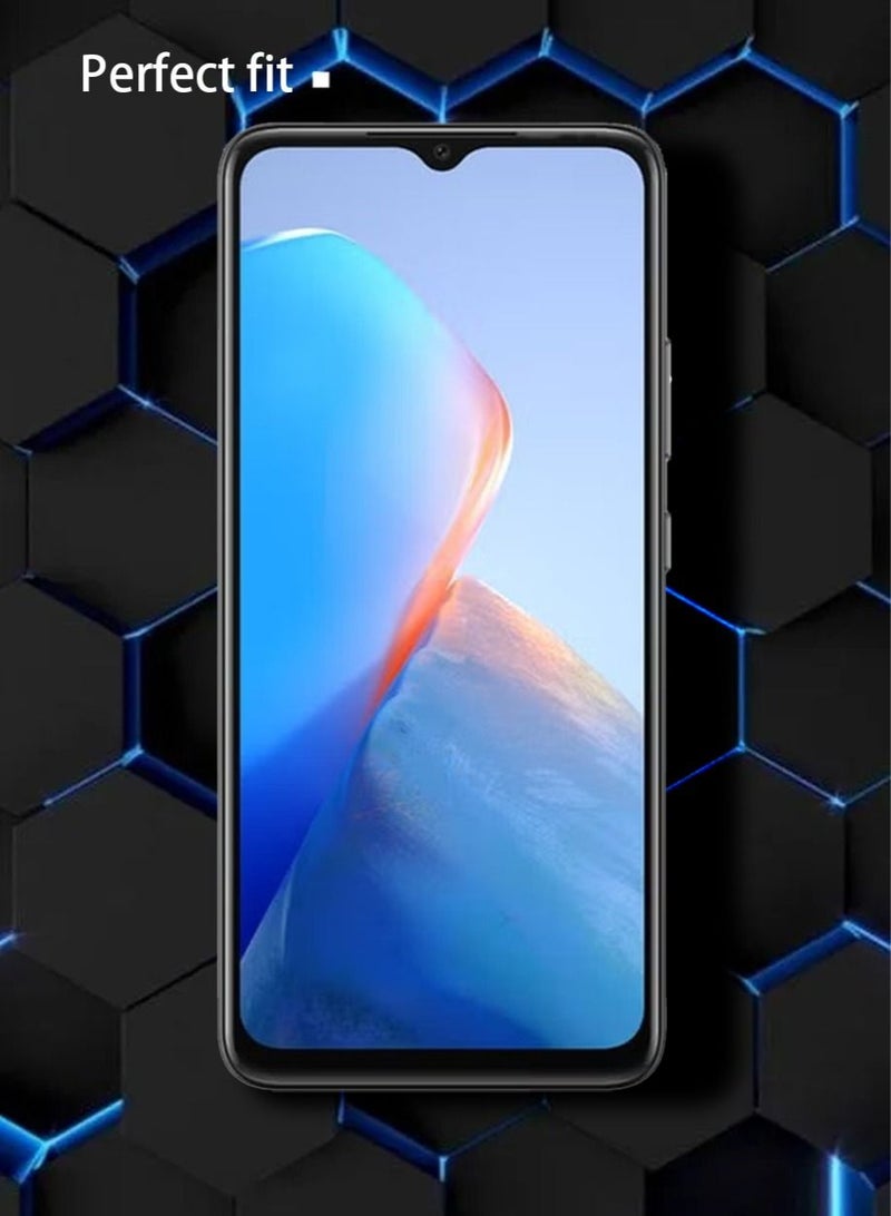 TEAM LUXURY غطاء هاتف Infinix SMART 7 HD 4G TPU مع حماية ضد السقوط وبصمات الأصابع وحماية الكاميرا وغطاء خلفي أسود ناعم ضد الخدوش - Image 4