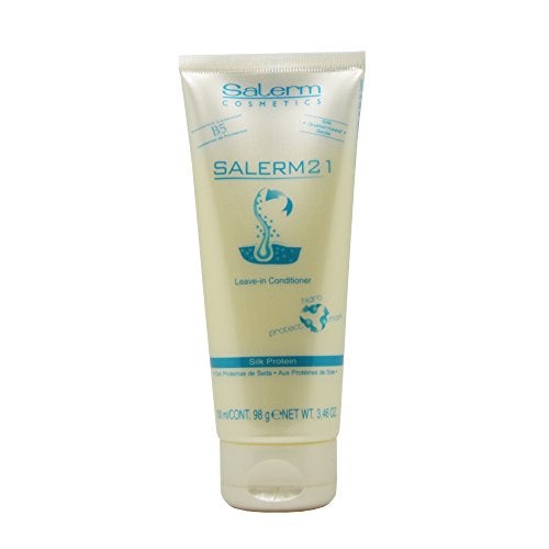 Salerm بلسم ساليرم كوزمتيكس 21 ليف إن بفيتامين ب5 ليفوسومات بروتين الحرير 346 أونصة حجم السفر