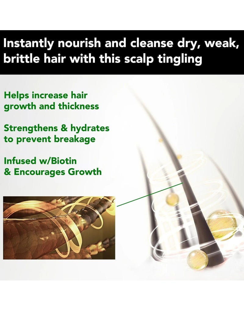 ALIVER 300ml Jamaican Black Castor Oil Shampoo Natural Castor Oil Shampoo for Hair Growth Strengthen and Nourish Thin and Dry Hair Restore Damaged Hair Loss Hair Castor Oil Shampoo - Image 5