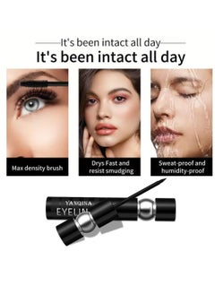 YANQINA Eyeliner Along Slip Waterproof Eyeliner Makeup with Lock Color Essence Fine Plus Along Slip Eyeliner Soft Pen Head Eyeliner Pencil Waterproof Cool Black Paste Eyeliner Makeup  - Image 2