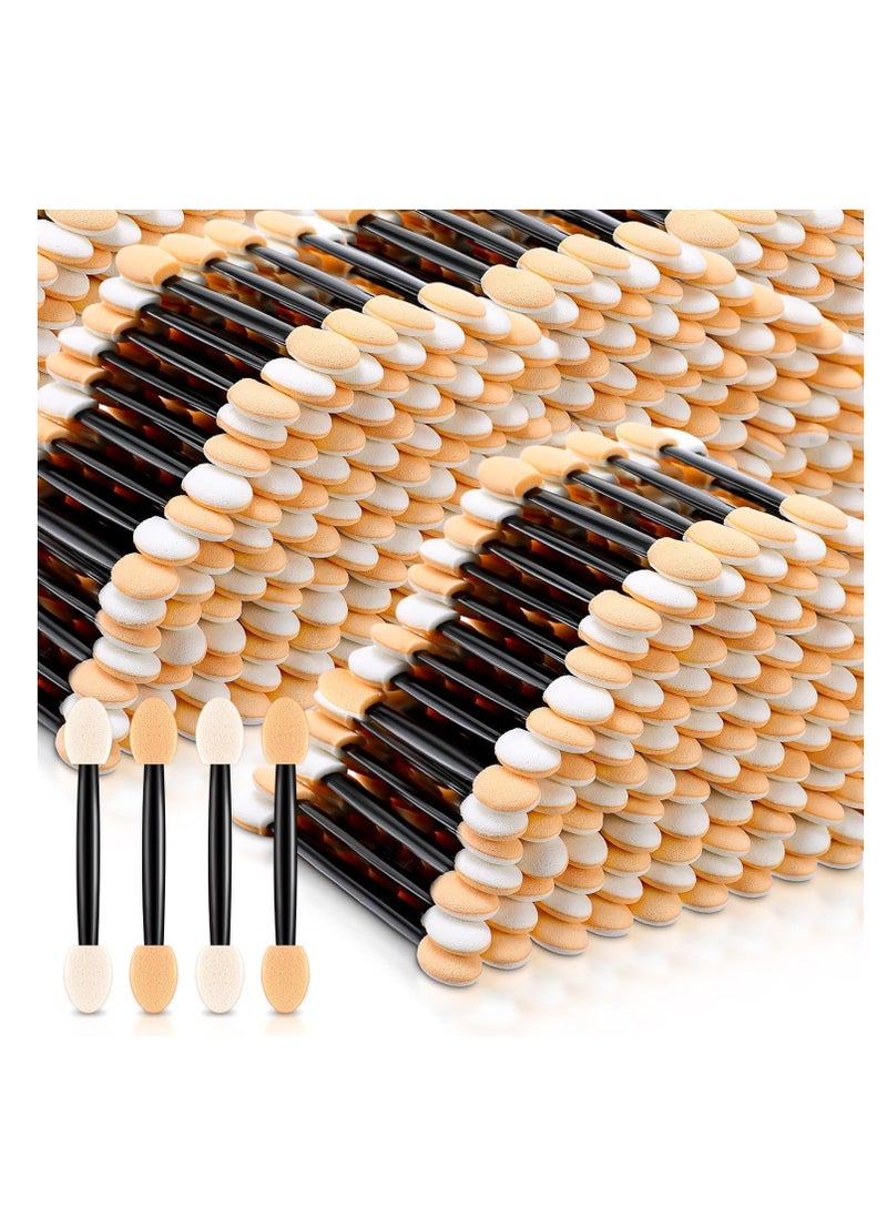 Mifoci Mifoci 1000 Pcs Eyeshadow Applicators, Disposable Dual Sides Eye Shadow Sponge Applicators, Eyeshadow Brush for Lady Women Makeup Daily Beauty(Black)  - Image 1