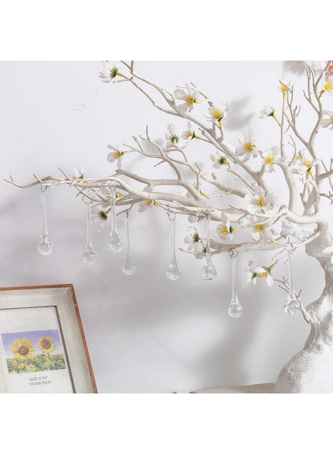 LONGWIN 20pcs Crystal Teardrop Chandelier Pendant Parts Wedding Party Christmas Tree Decorations Ornaments - Image 4