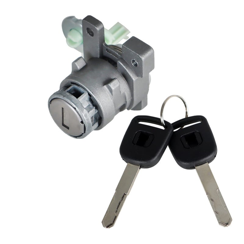 Silscvtt 72181SDAA11 Left Driver Door Lock Cylinder Replacement for 20032007 Honda Accord