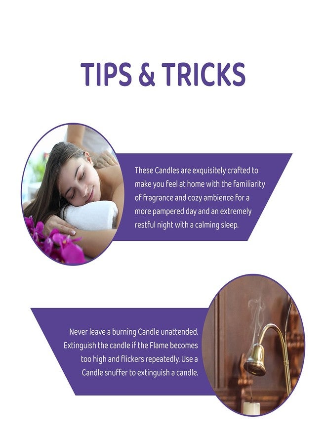 بريان & كاندي شموع بريان آند كاندي المعطرة في علب معدنية: زهر البرتقال والعسل | الخزامى والبابونج، 100 غرام لكل شمعة، مصنوعة من شمع الصويا، صديقة للبيئة، علبة معدنية مطبوعة - Image 4