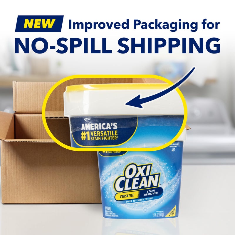 OxiClean Versatile Stain Remover Powder, 5 lb - Image 2
