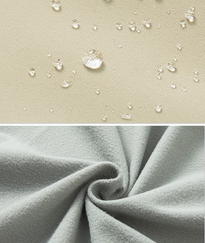 Diamond Candy Women's Waterproof Rain Jacket with Hood Lightweight Outdoors Raincoat Khaki XXL - Image 4